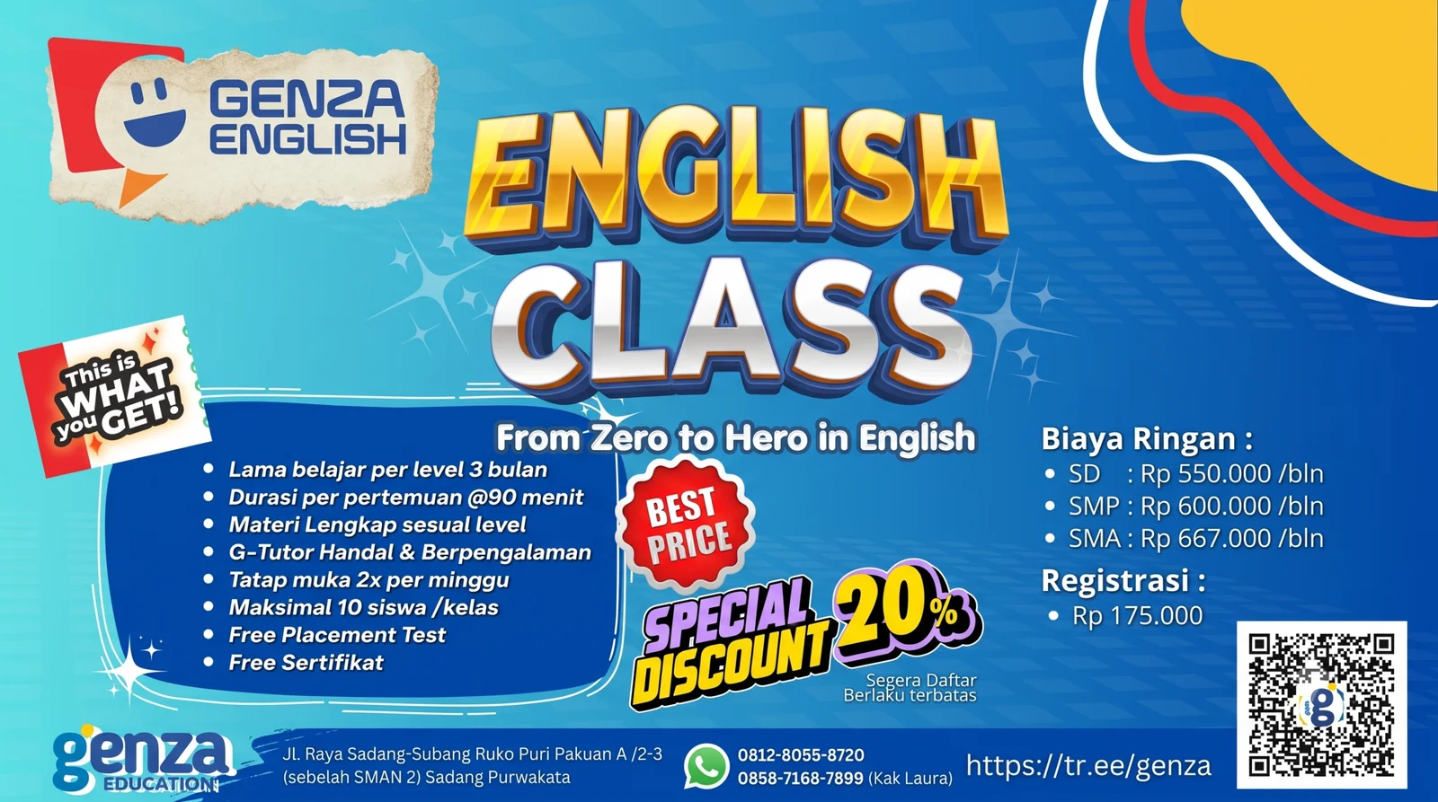 Promo English Class Genza English