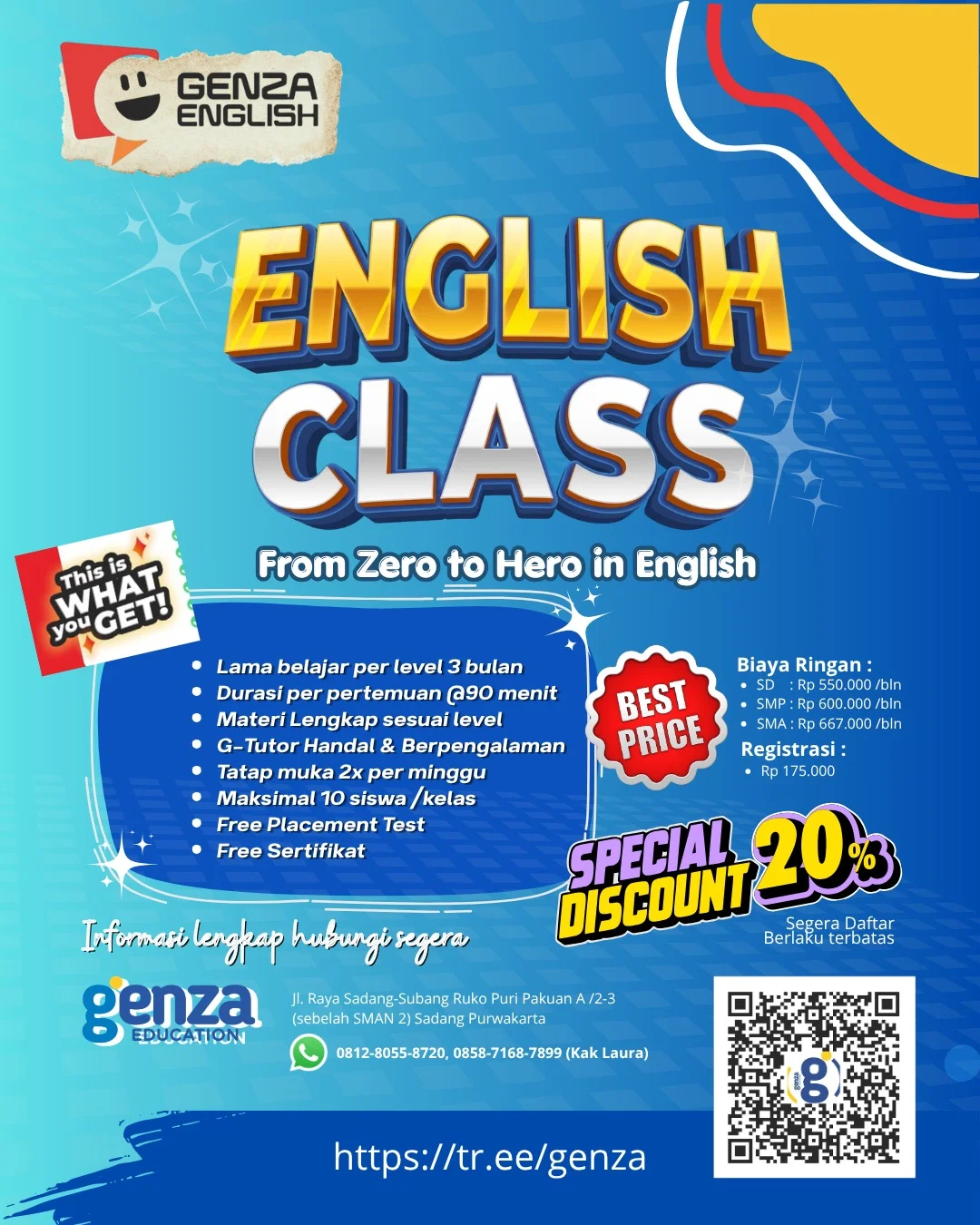 Promo Genza English